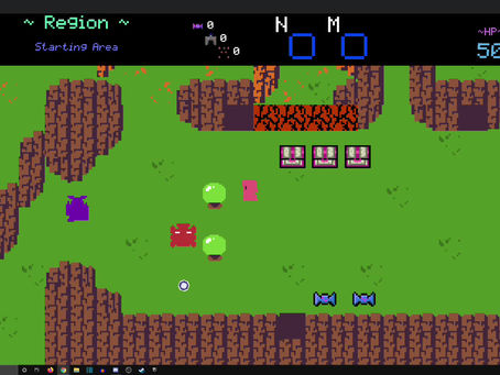 Adventure RPG Update 2.12.21- Treasure Chests, Item Text and a Run Button!