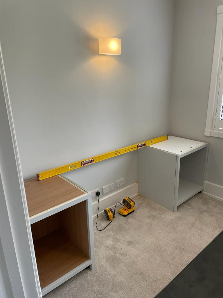 Construction of Bespoke Made Desk and Office Unit