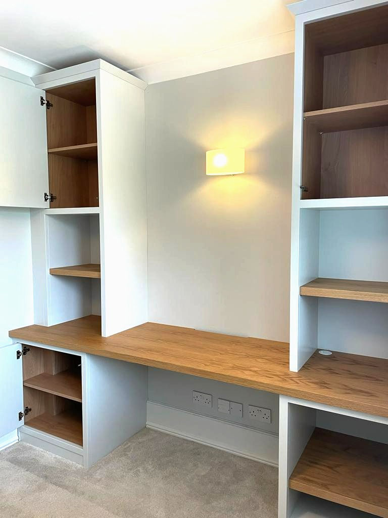 Home Office Desk Area - Hand Crafted
