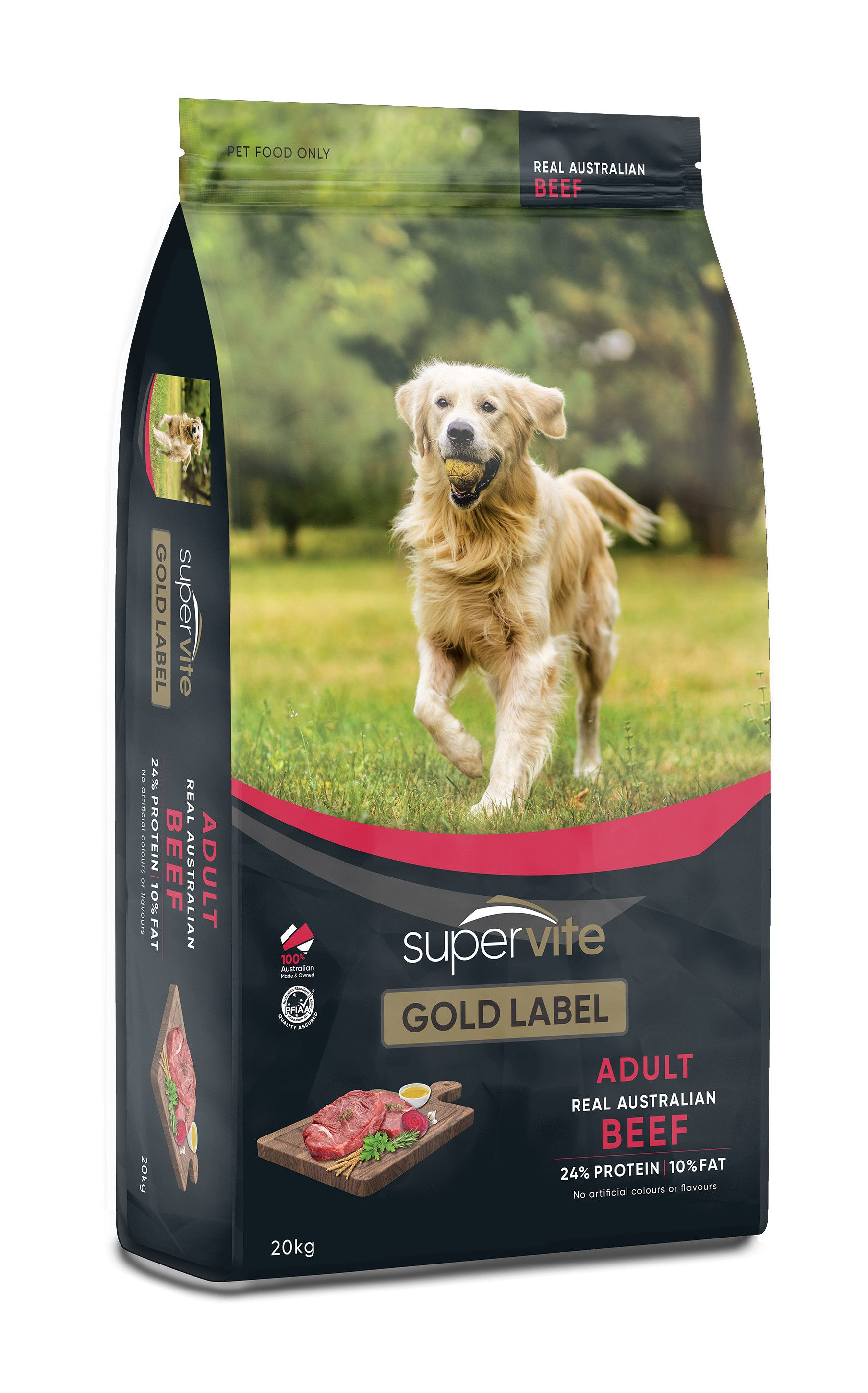 Supervite Gold Label Adult Dog Beef