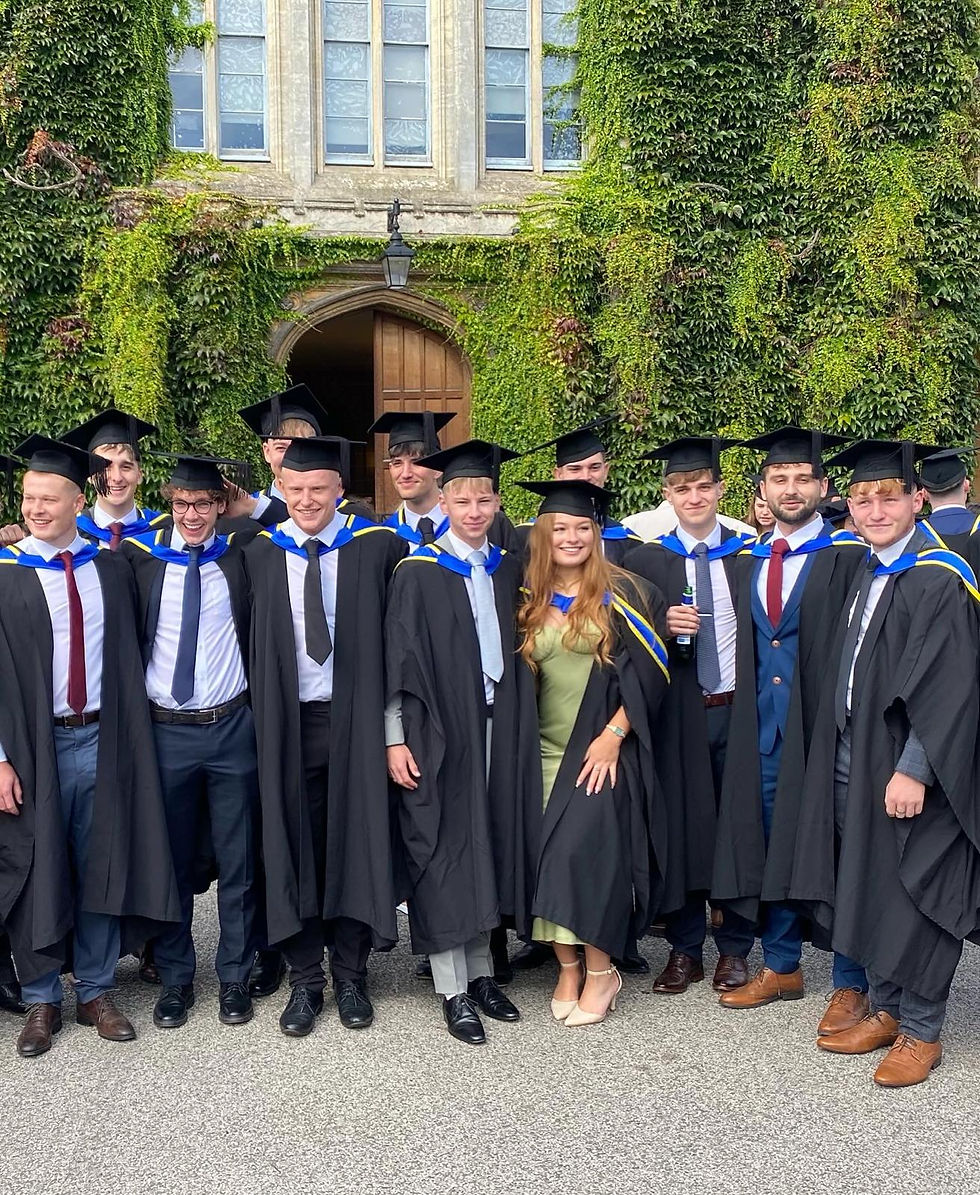 Ed Graduating at the Univerity of Lincoln
