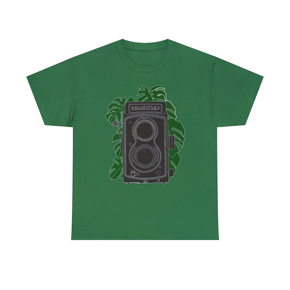 Thumbnail: Kailey Tucker Photography & Design Vintage Camera Unisex Heavy Cotton Tee