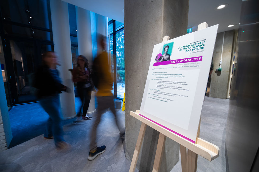 View of the conference's program