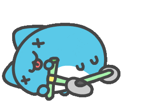 Cat Pass Out Sticker by Capoo.gif