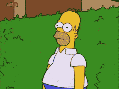 Scared Homer Simpson GIF by reactionseditor.gif