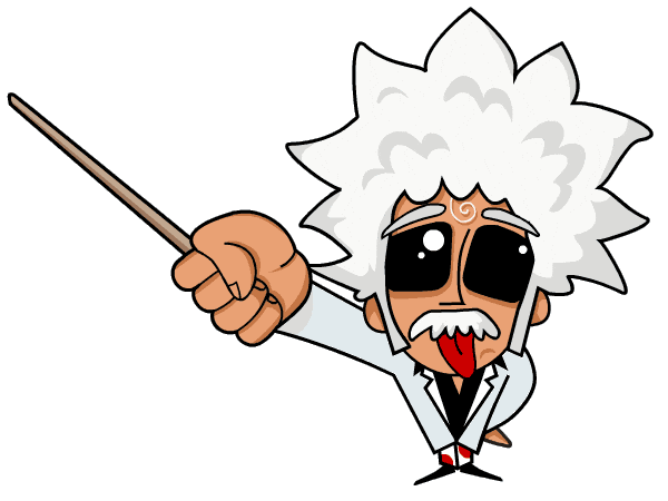 Enseñar Albert Einstein Sticker by Pepephone.gif