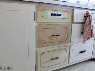 Cabinet with bad finish