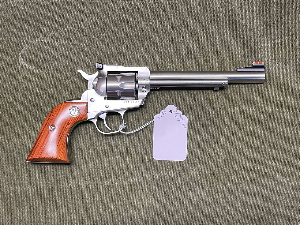 Thumbnail: USED Ruger Single-Six Convertible .22LR/.22 Mag. Revolver Stainless