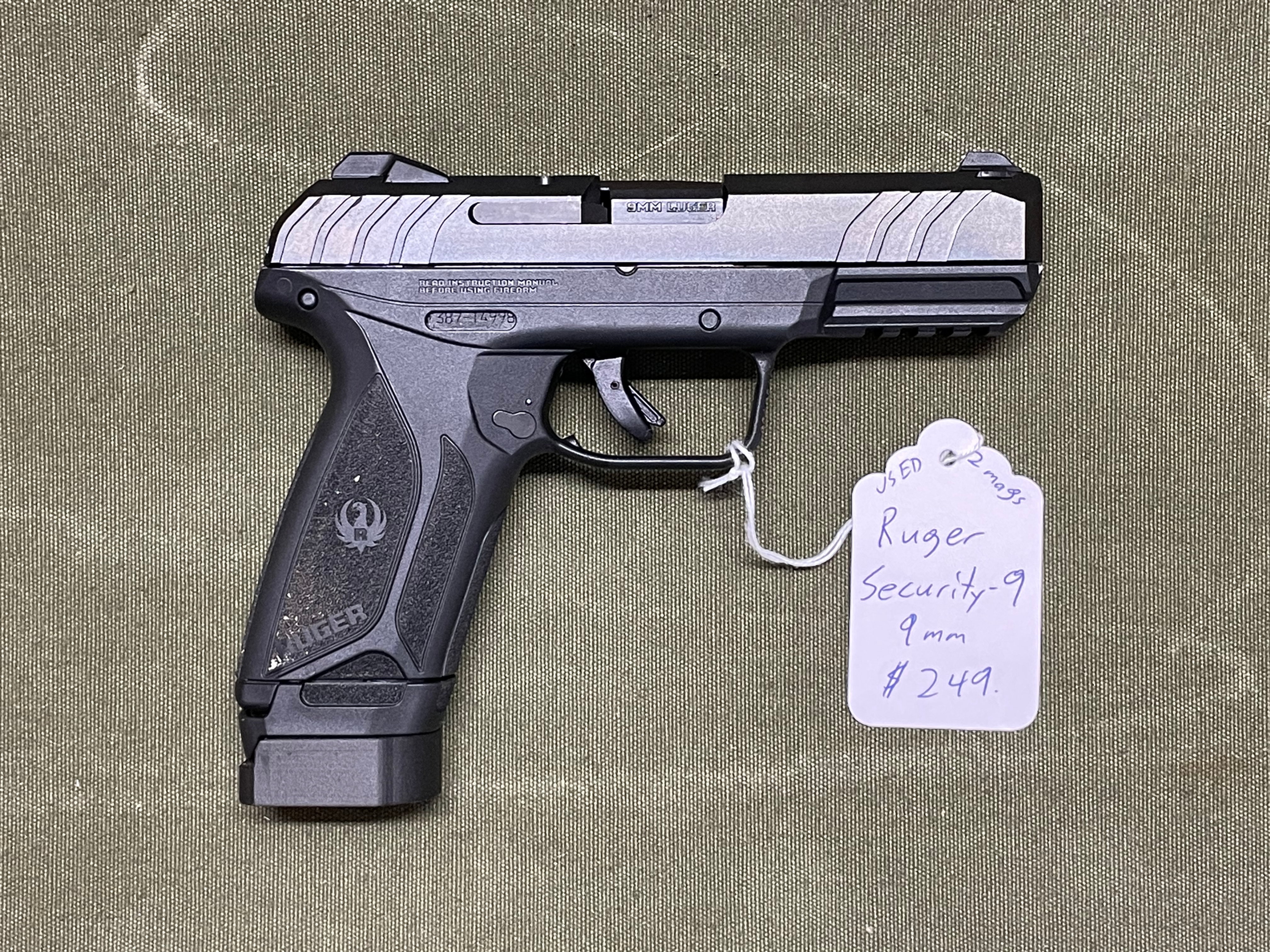 USED Ruger Security-9 9mm Semi-Auto Pistol