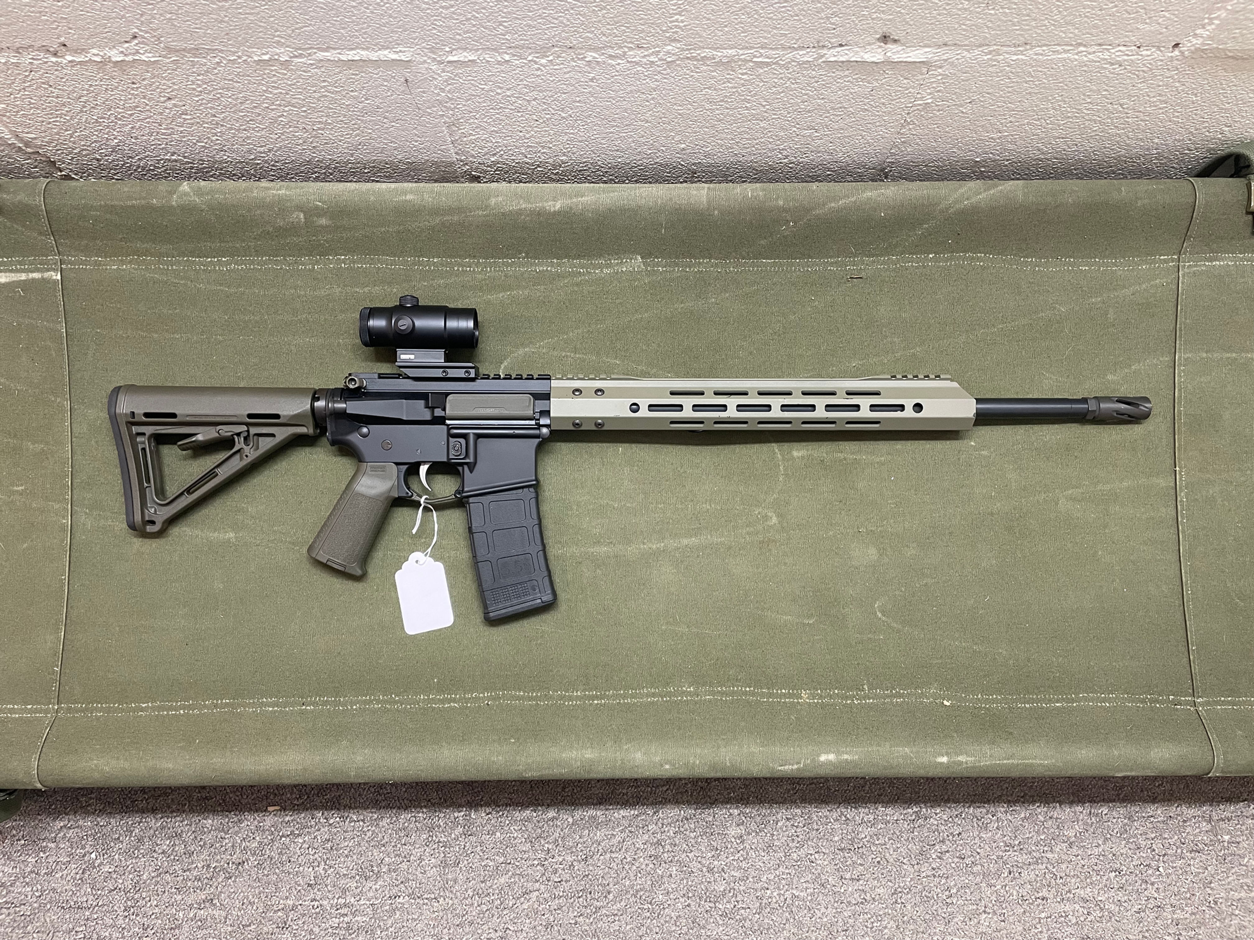 USED Custom Anderson AM-15 5.56 Semi-Auto Rifle w/Prism Scope