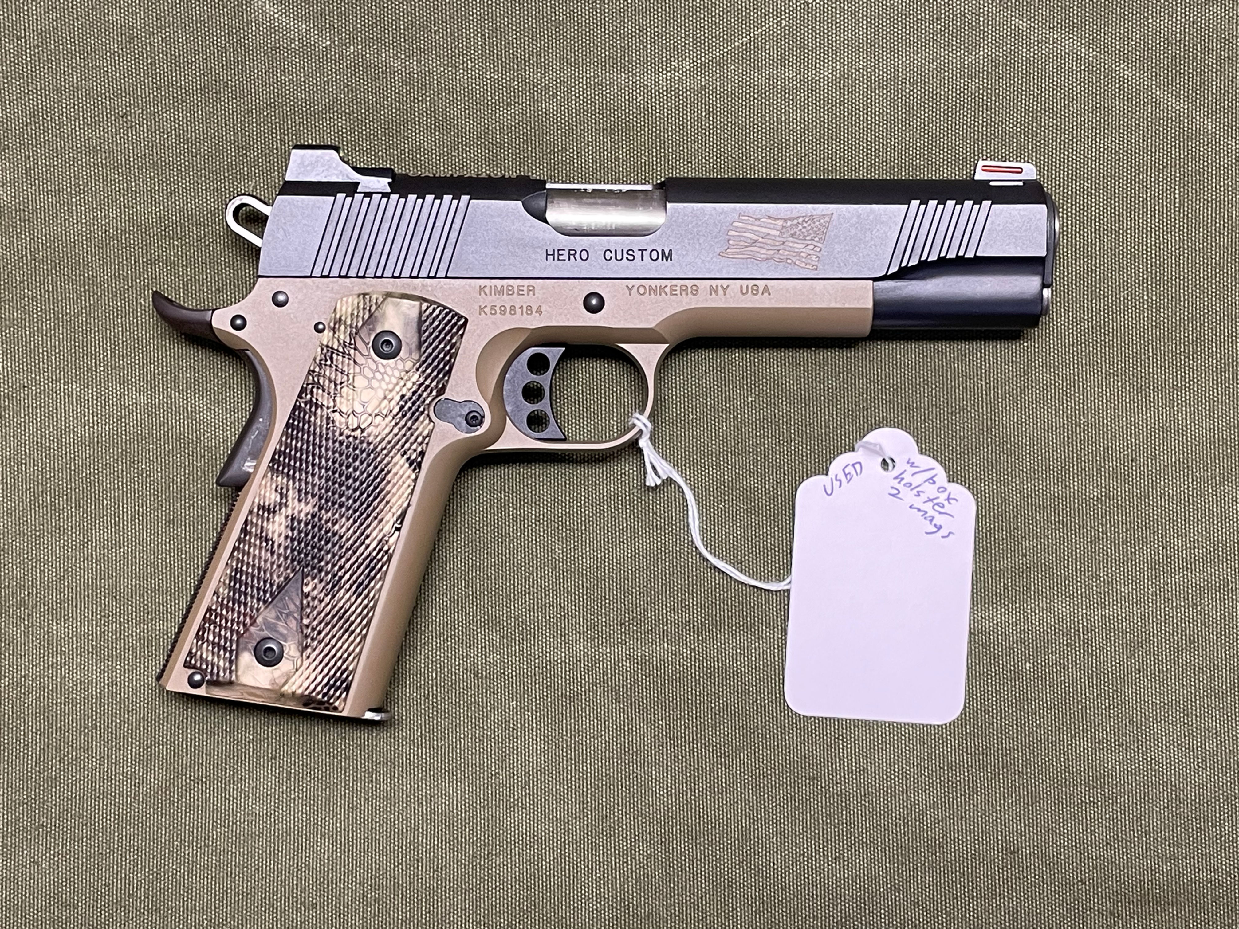 USED Kimber 1911 Hero Custom .45 ACP Semi-Auto Pistol