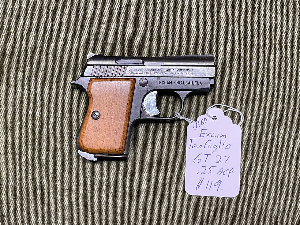 Thumbnail: USED Excam Tanfoglio GT 27 .25 ACP Semi-Auto Pistol