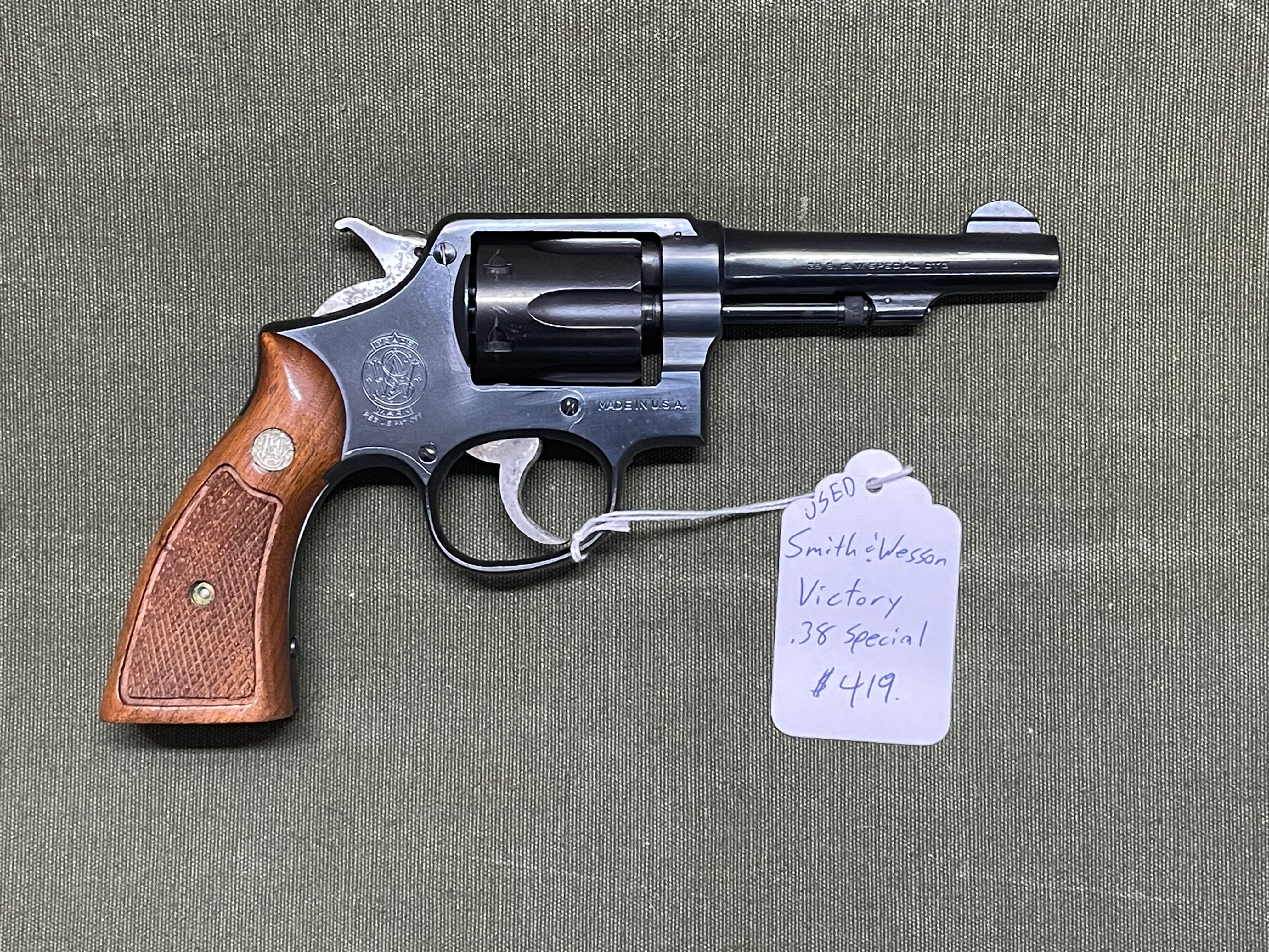 USED Smith & Wesson Victory .38 Special Revolver U.S. Property