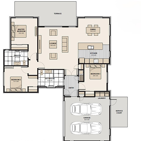 Longridge Country Estate Puriri West Villa Plan