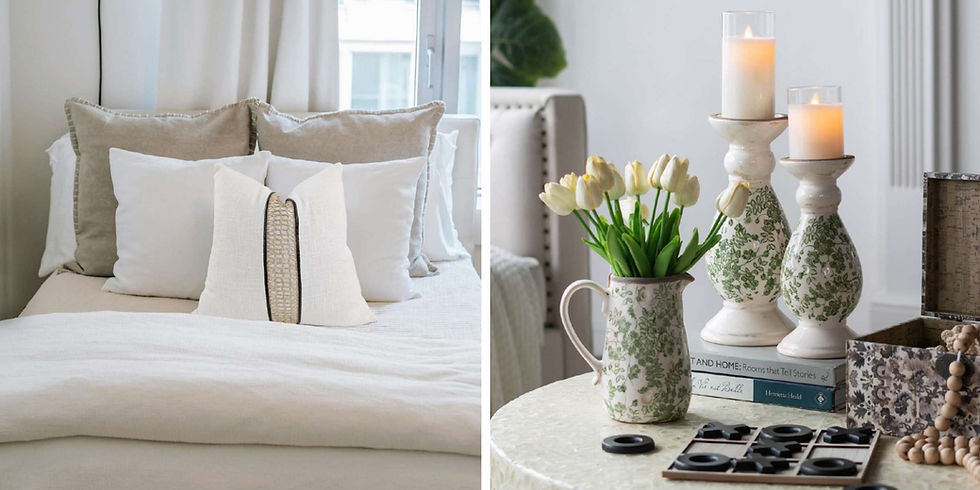 SuperPrice-styled bedroom and living space inside a villa at Longridge