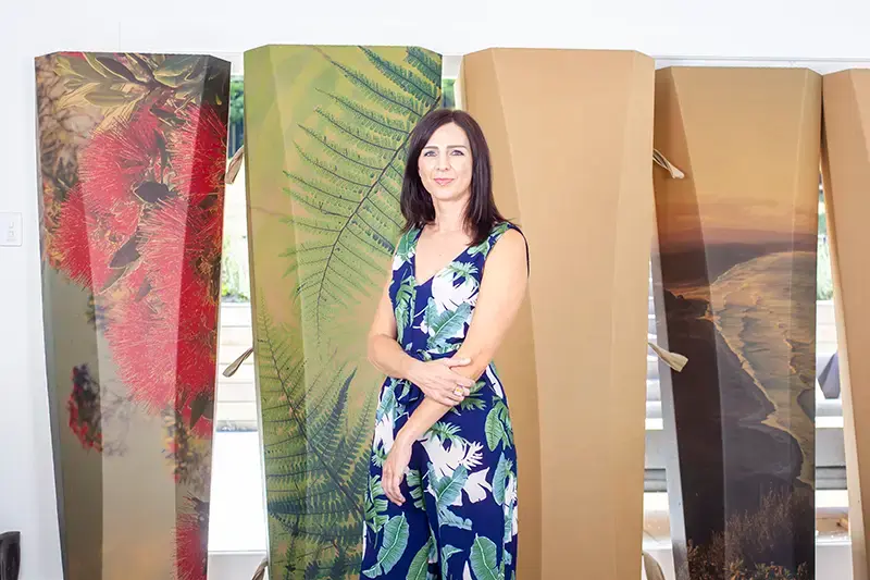 Rise Up business finalists feature including Outside The Box Caskets