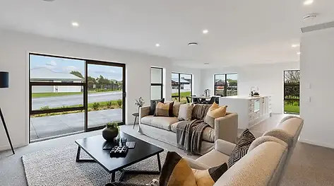 Puriri three-bedroom retirement villa design at Longridge Country Estate, Paeroa