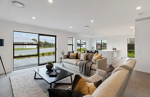 Puriri three-bedroom retirement villa design at Longridge Country Estate, Paeroa
