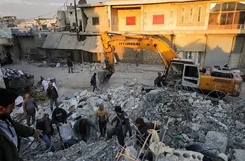Donations and despair: Syria's north-west tries to rebuild after quake