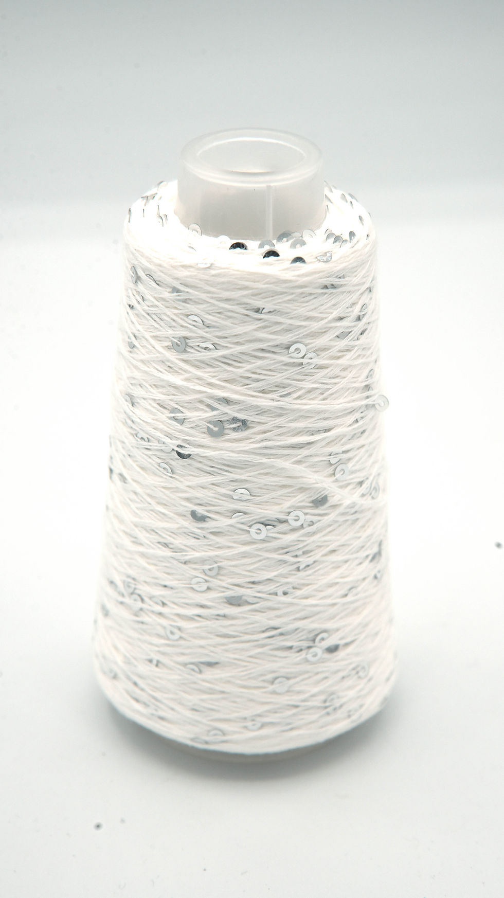 Miniaturbild: Blanc, Fil Coton Paillettes