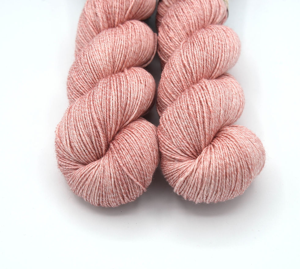 Miniature : Rose Nude, 45% Merinos, 25% Cotton, 15% Soie, 15%Nylon