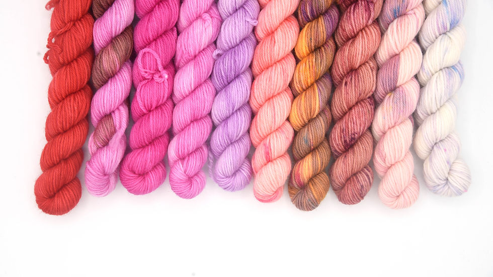 Thumbnail: Kit: Summer Field Flowers, 75% Merinos, 25% Polyamid