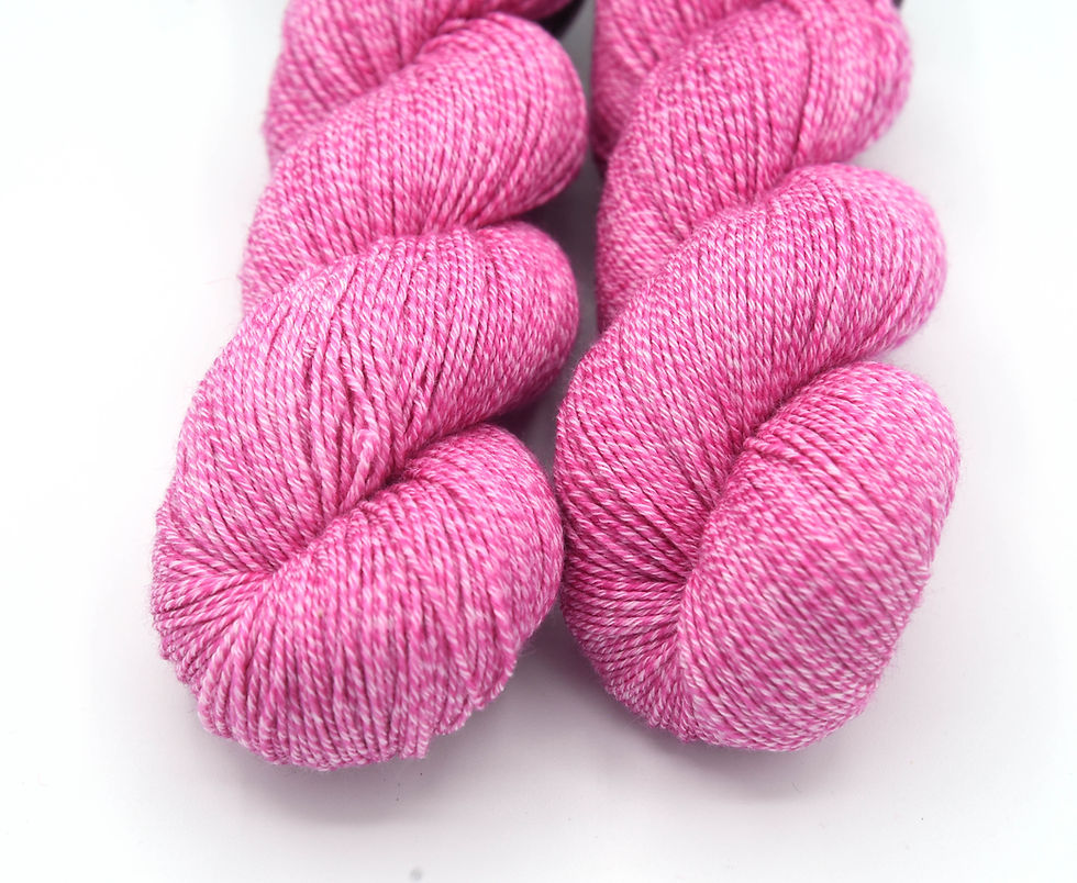 Miniature : Pink Panther, 45% Merinos, 25% Cotton, 15% Soie, 15%Nylon