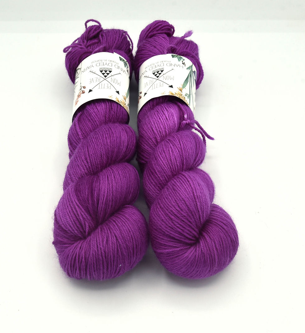 Miniature : Magenta Galaqutica, 75% Merinos, 25% Polyamid