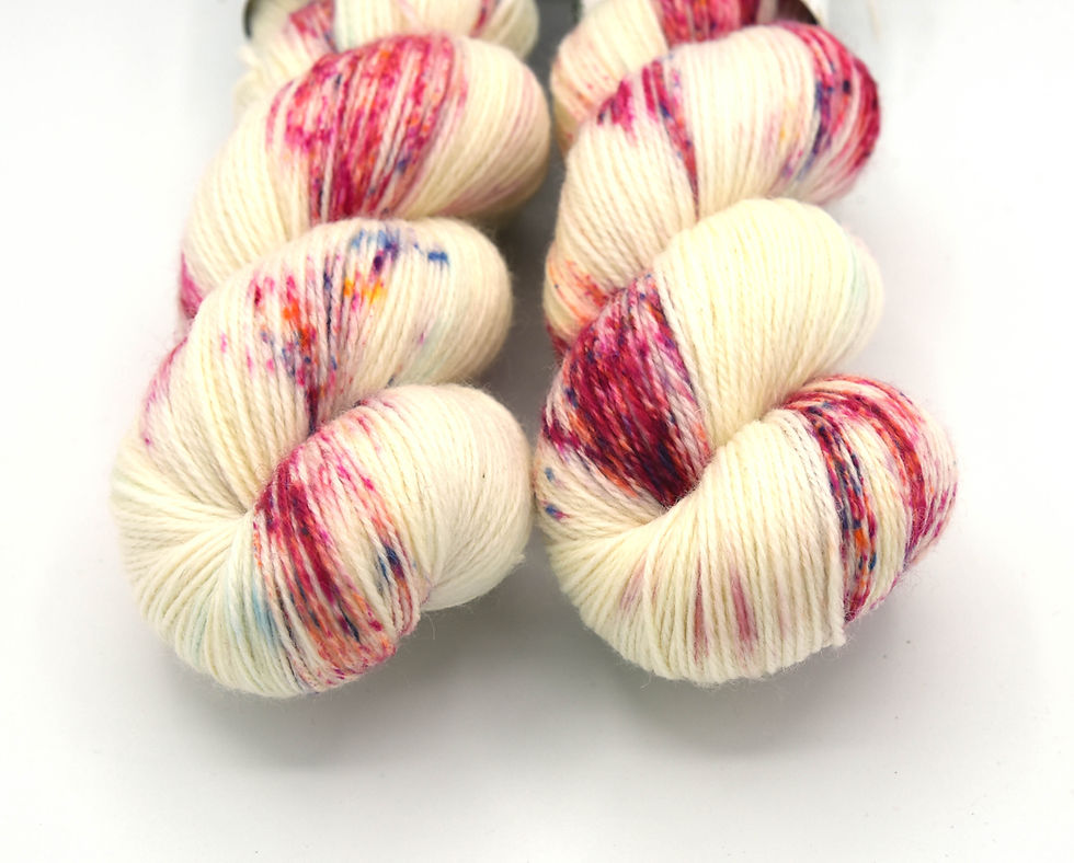 Miniaturbild: Pink Splash, 100% Merinos (Classic)