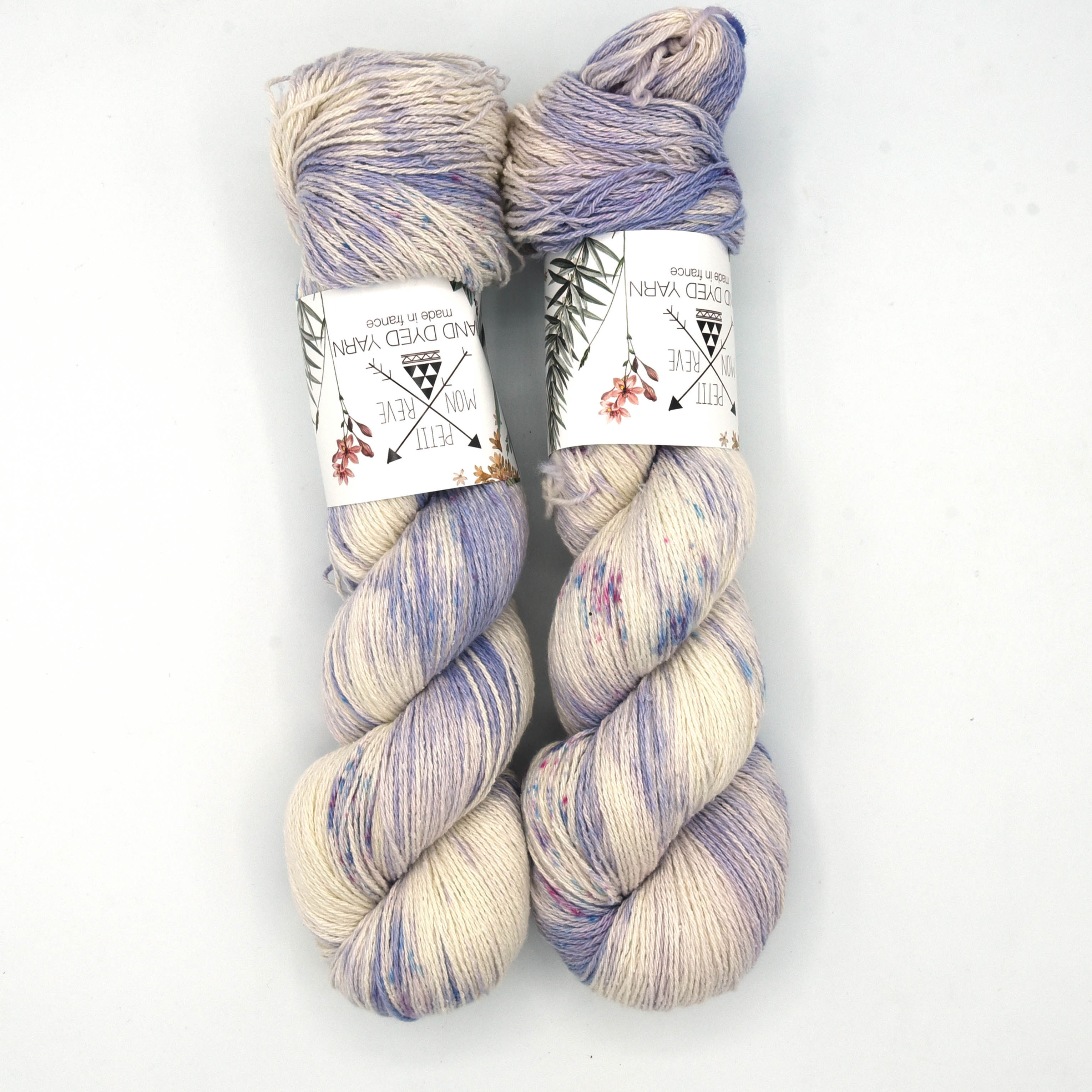 Charlotte, 50% Soie Bourette, 40% Merinos, 10% Viscose