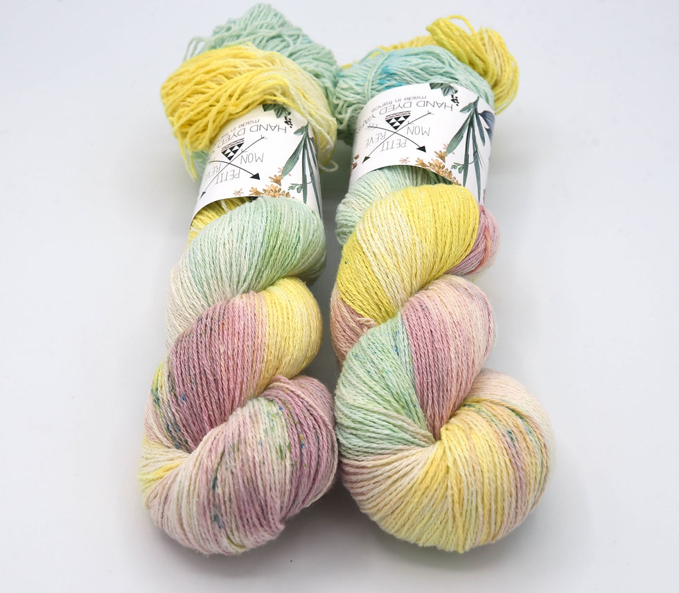 Miniaturbild: Les Plages, 50% Soie Bourette, 40% Merinos, 10% Viscose