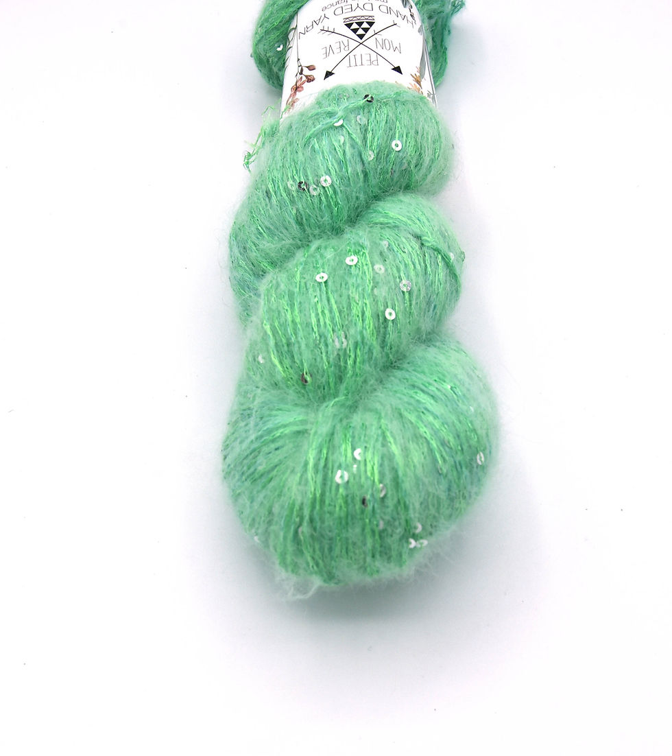 Miniaturbild: Kelly Green, 35% Alpaca 20% Soie 10% Merinos 20% Nylon 15% Polyamid
