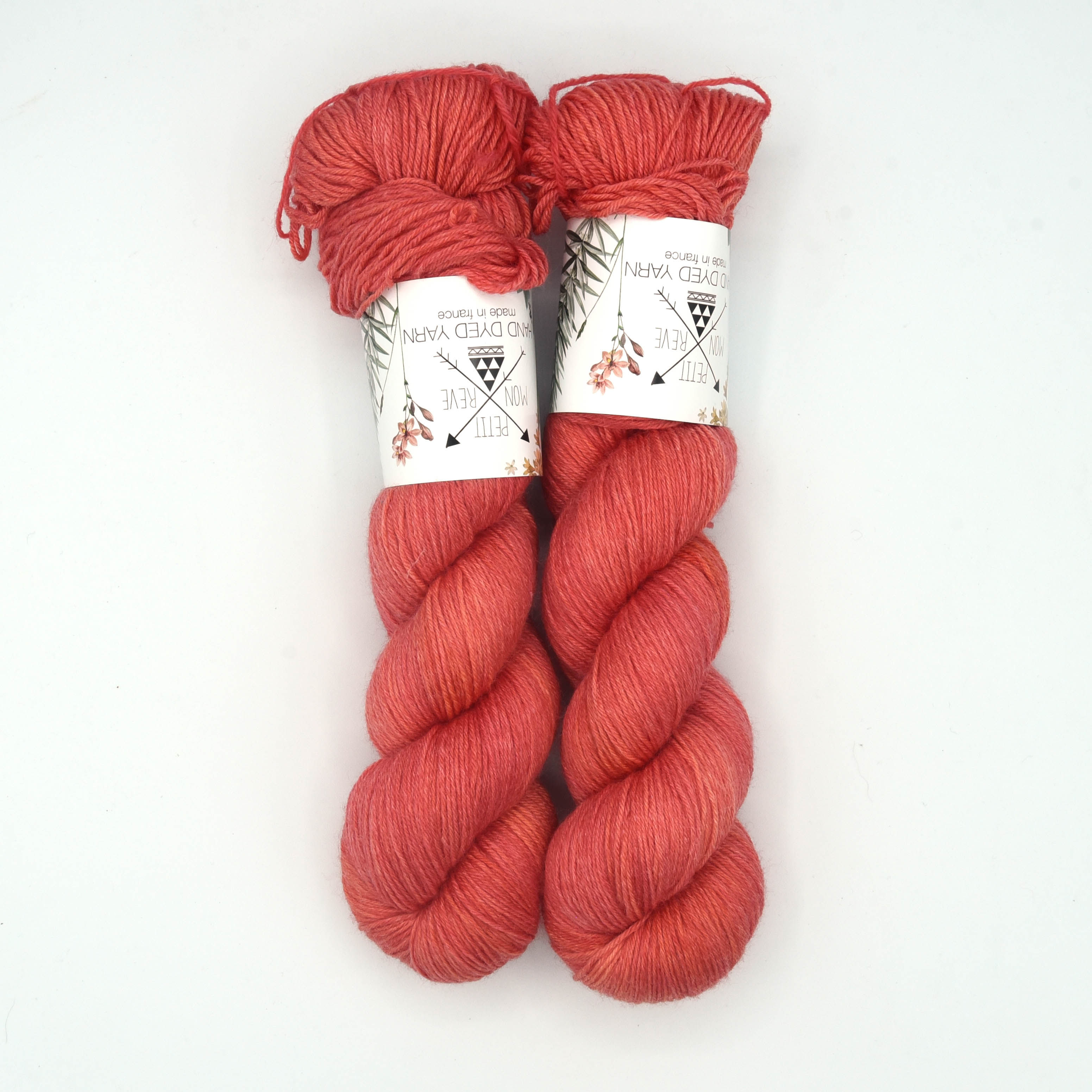 Coquelicot, 60% Merinos, 25% Bamboo Viskose, 15% Nylon