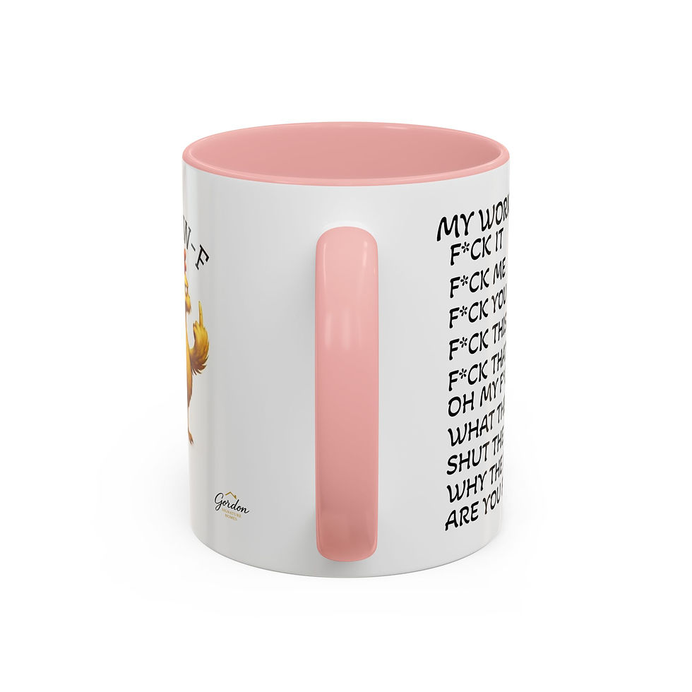 Thumbnail: F-CAW-F Coffee Mug — Funny Chicken Accent Mug (11/15oz)