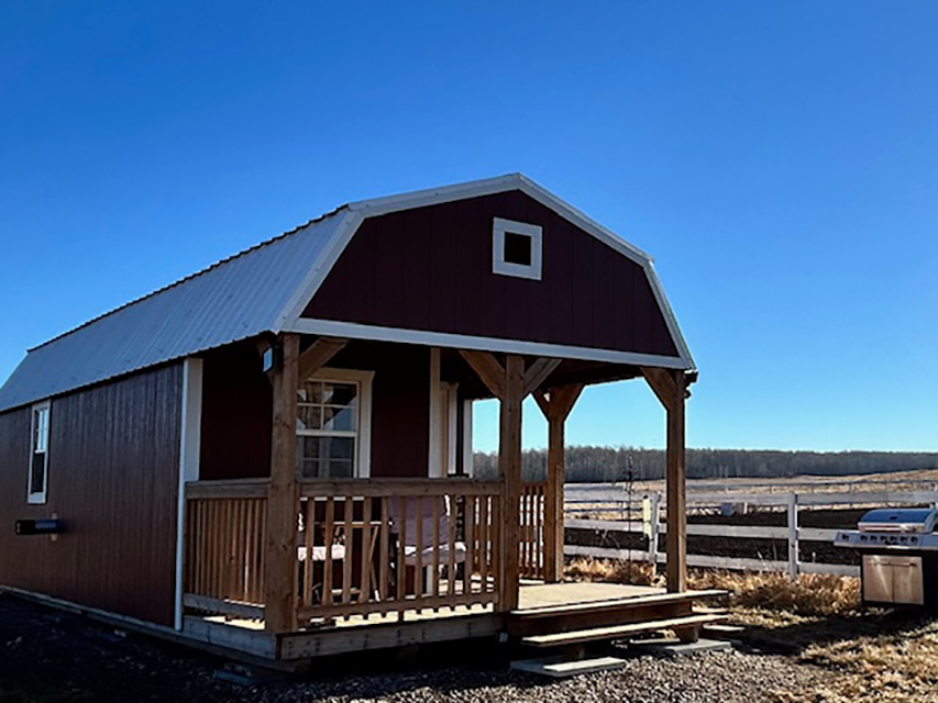 Glamp Country Cabin rental Athabasca County, Alberta, Canada