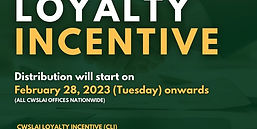 CWSLAI Loyalty Incentive