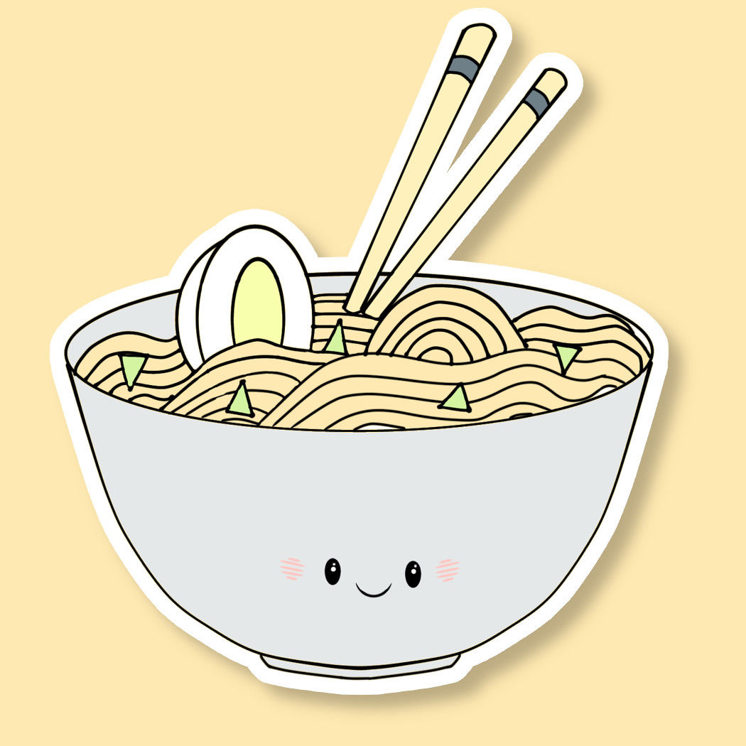 Kawaii Ramen Sticker