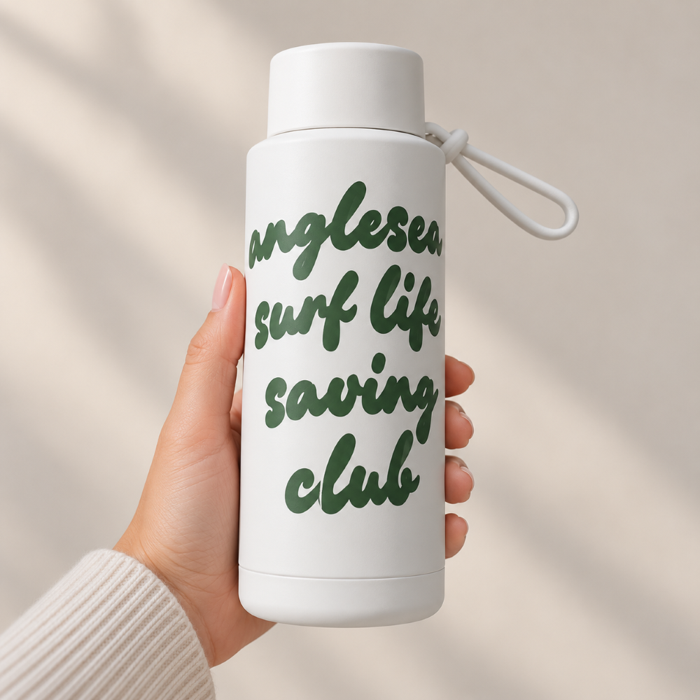 Anglesea SLSC Season 2024/25 Branded Large White Drink Bottle
