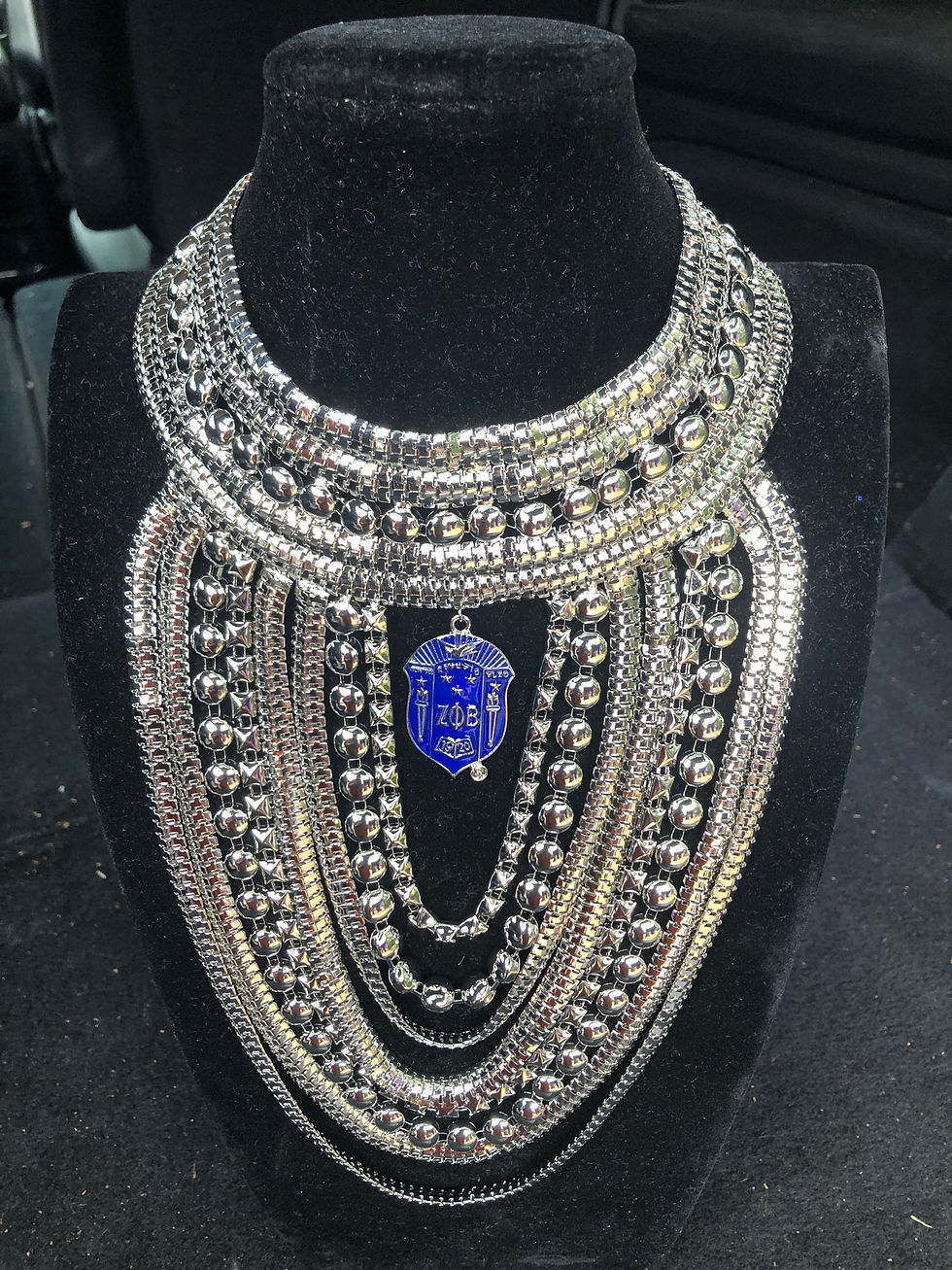 Thumbnail: Zeta Silver Goddess Necklace 
