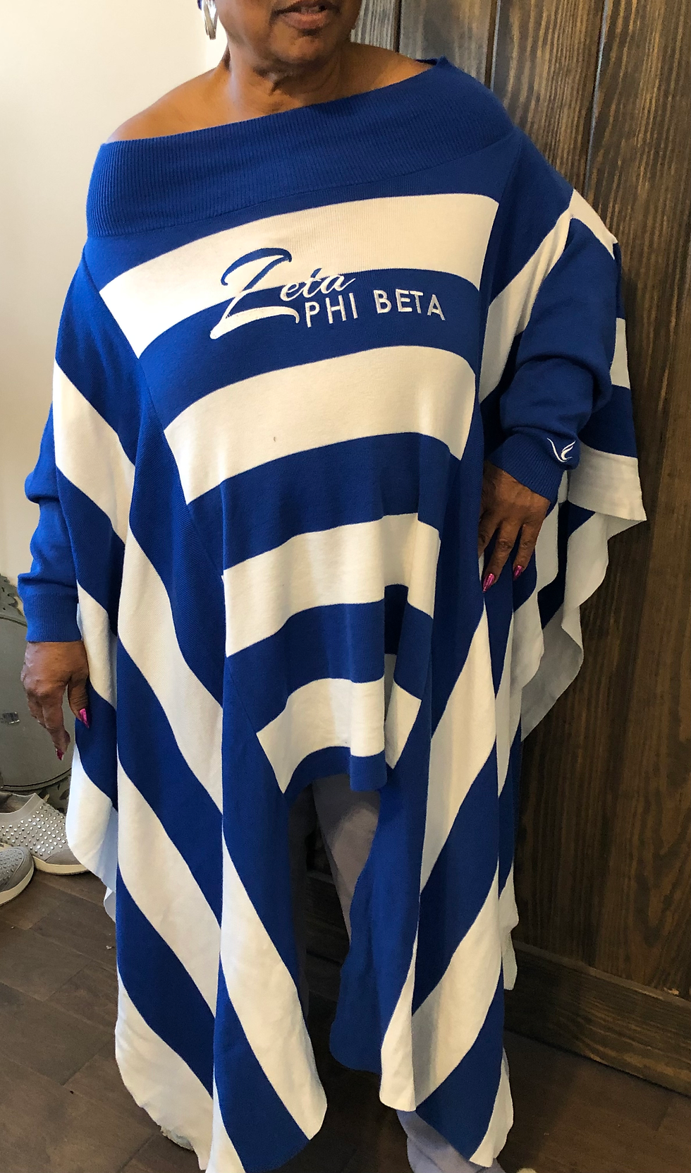 Thumbnail: Long Zeta Striped Sweater 