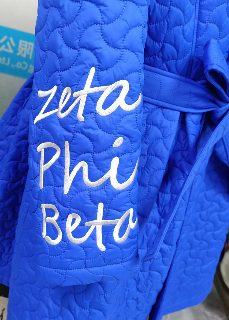 Thumbnail: Zeta Quilted Wrap Coat 