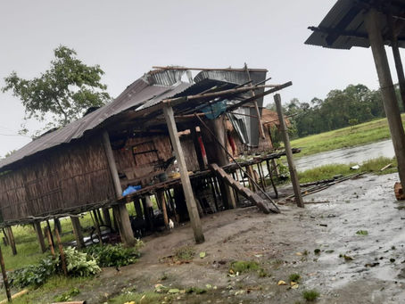 Giant Storm Rips Through Villages in Lakhimpur