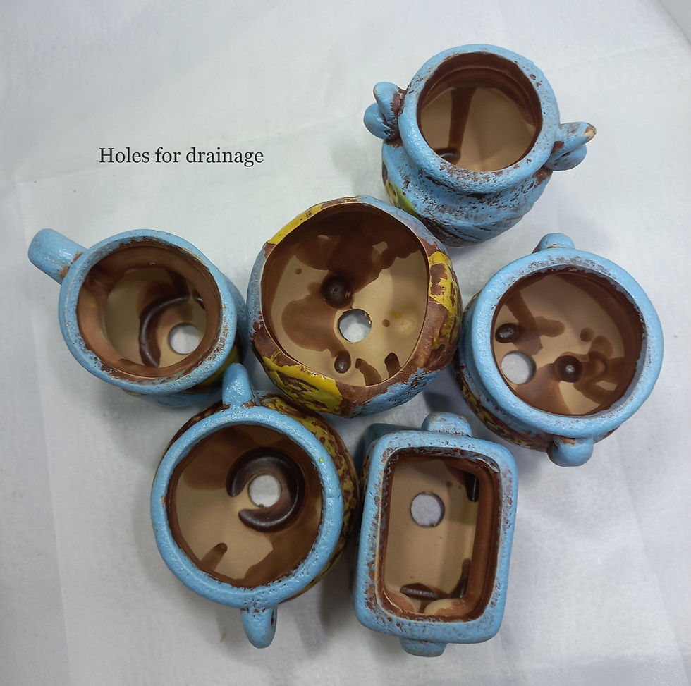Thumbnail: Vintage Pots Ceramic Planter Vintage Pots Set