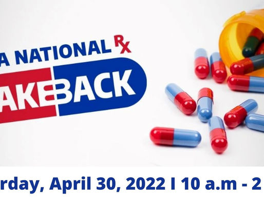 Sheriff Fred Brown Announces The Drug Enforcement Administration’s ‘National Takeback Day’