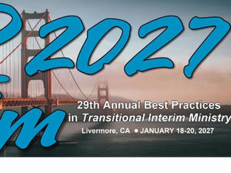 Save the Date: 29th Annual Best Practices in Transitional Interim Ministry