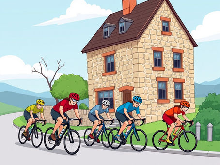 The Tour de France in Mélisey