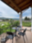 Balcony with mountain views at Shtepia me Lule