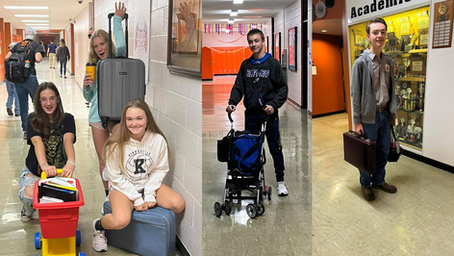 Anything but a backpack Spirit Day