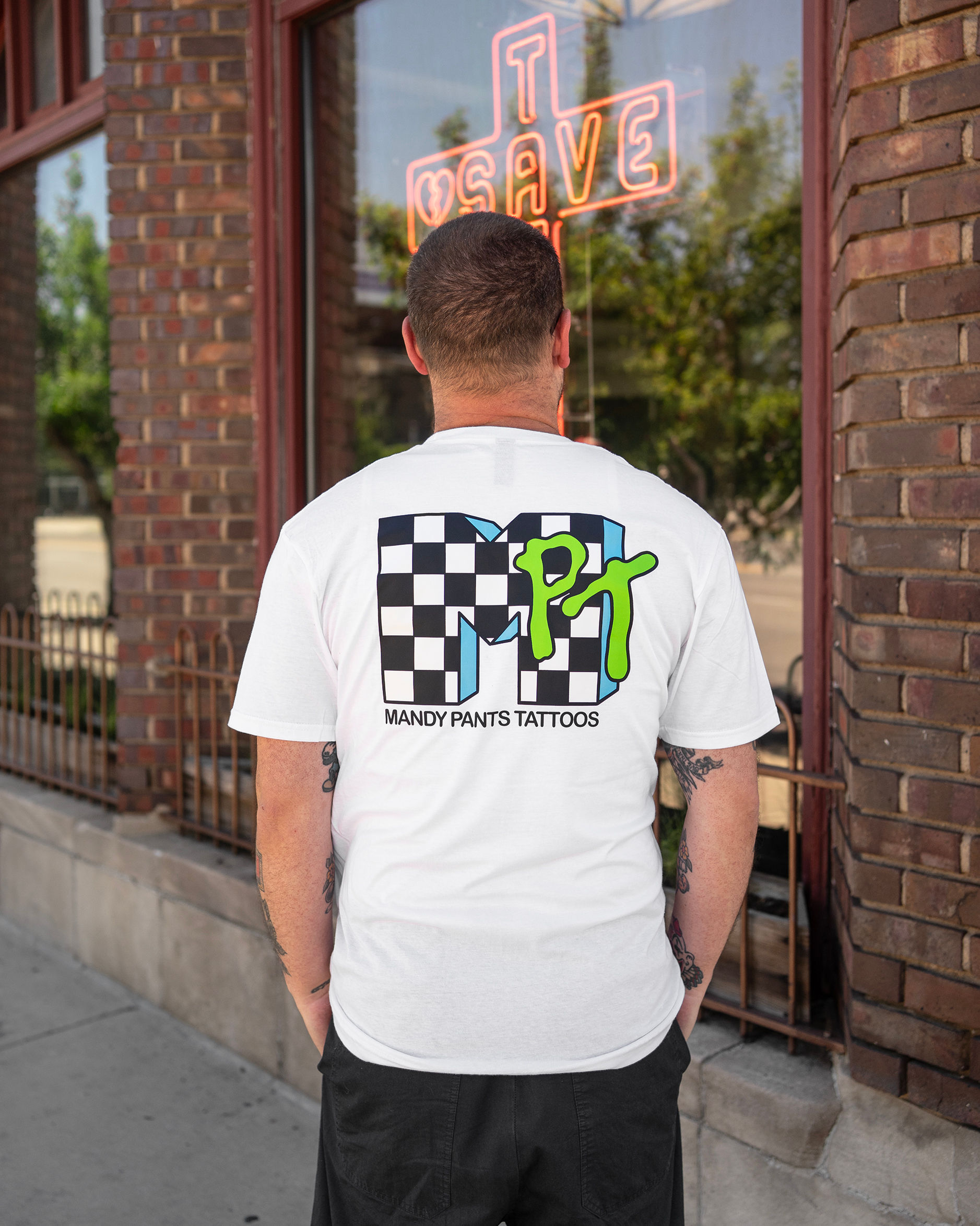 Checkered MPT Tee