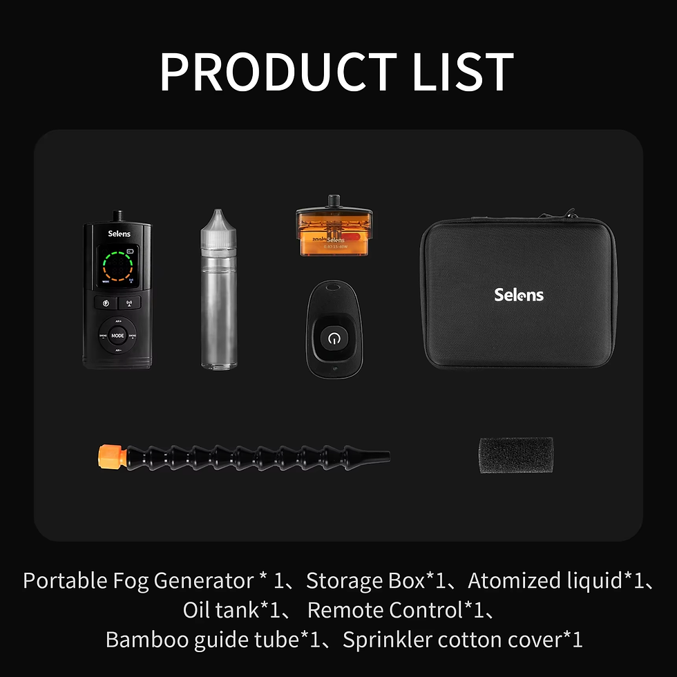 Thumbnail: Selens Fog Machine with Atomized Liquid Dry Ice Smoke Atmospheric Machine Wirele